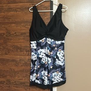 Plus size swim dress